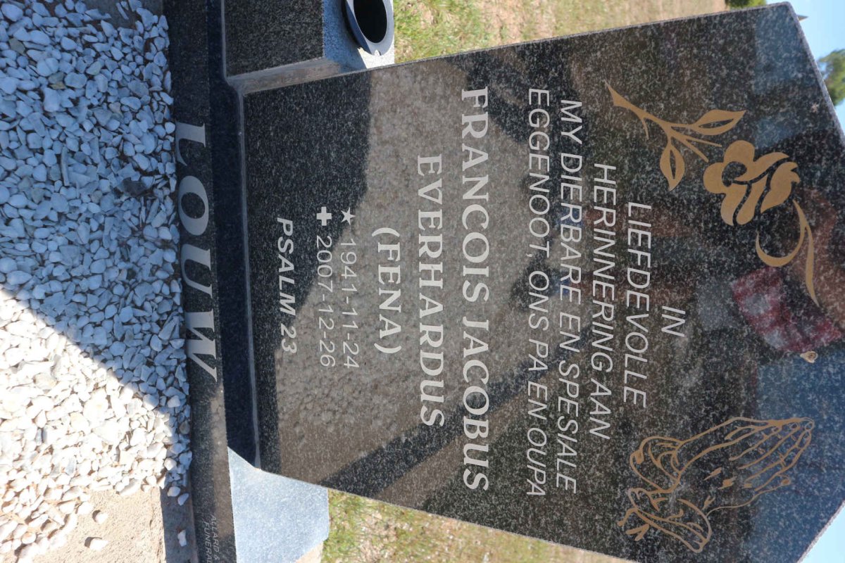LOUW Francois Jacobus Everhardus 1941-2007