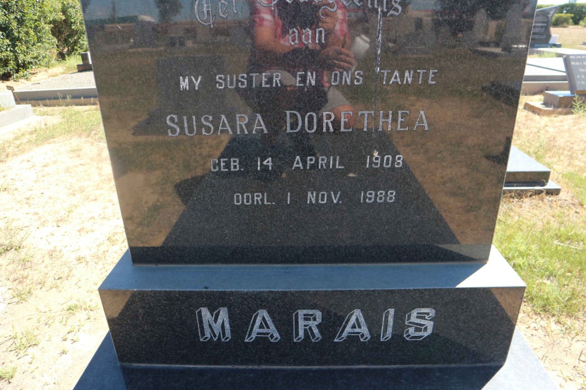 MARAIS Susara Dorethea 1908-1988
