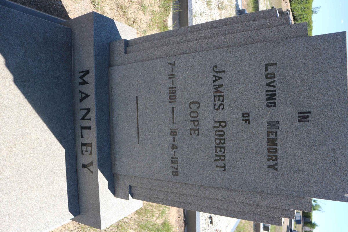 MANLEY James Robert Cope 1901-1976