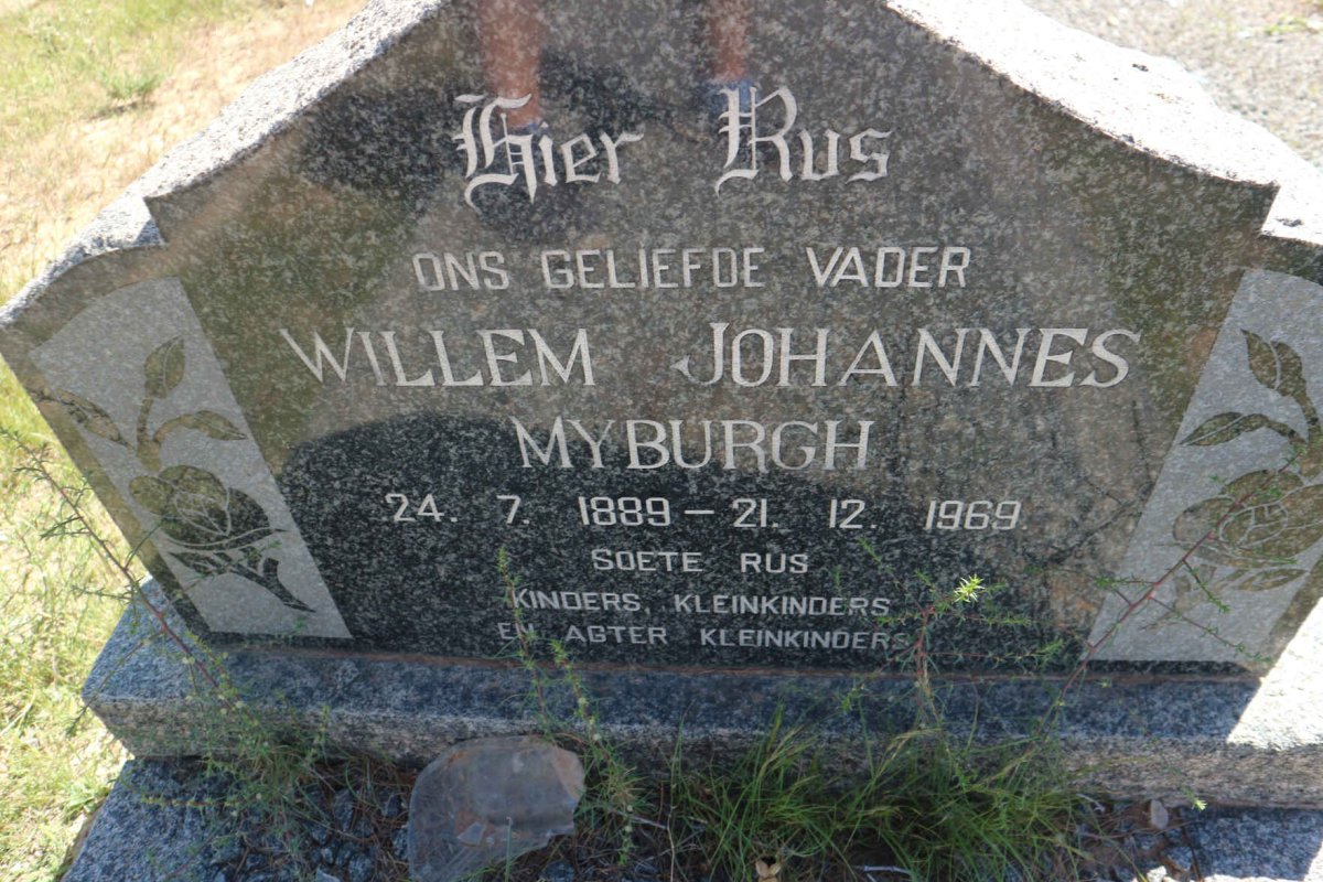 MYBURGH Willem Johannes 1889-1969