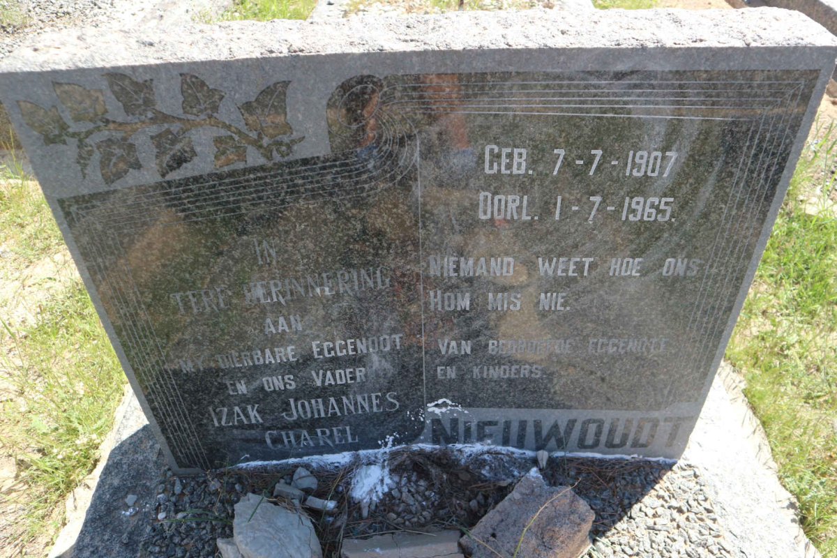 NIEUWOUDT Izak Johannes Charel 1907-1965