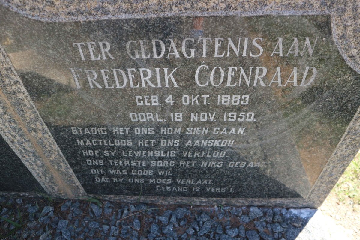 NIEUWOUDT Frederik Coenraad 1883-1950 &amp; Engela Catharina HAVENGA 1885-1957