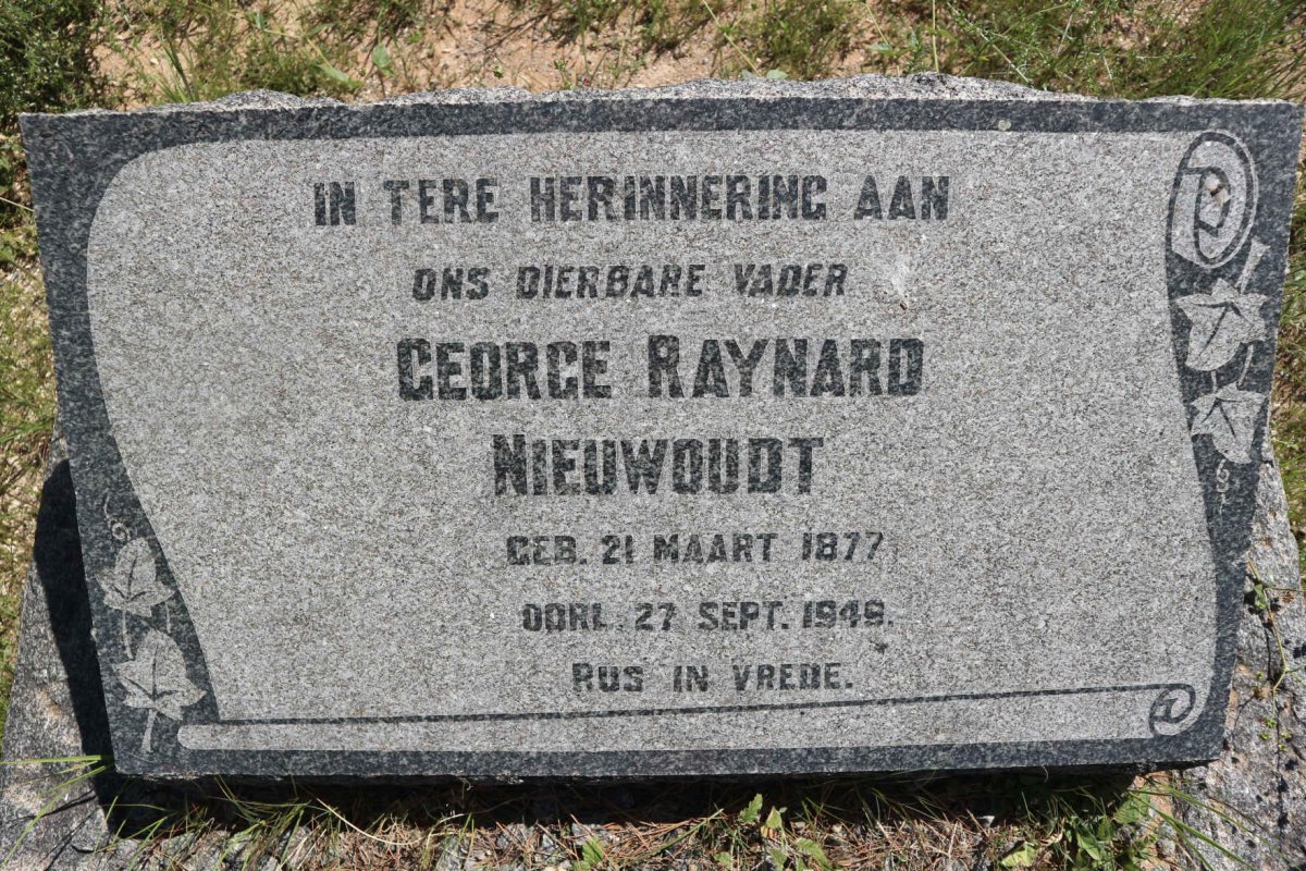 NIEUWOUDT George Raynard 1877-1949