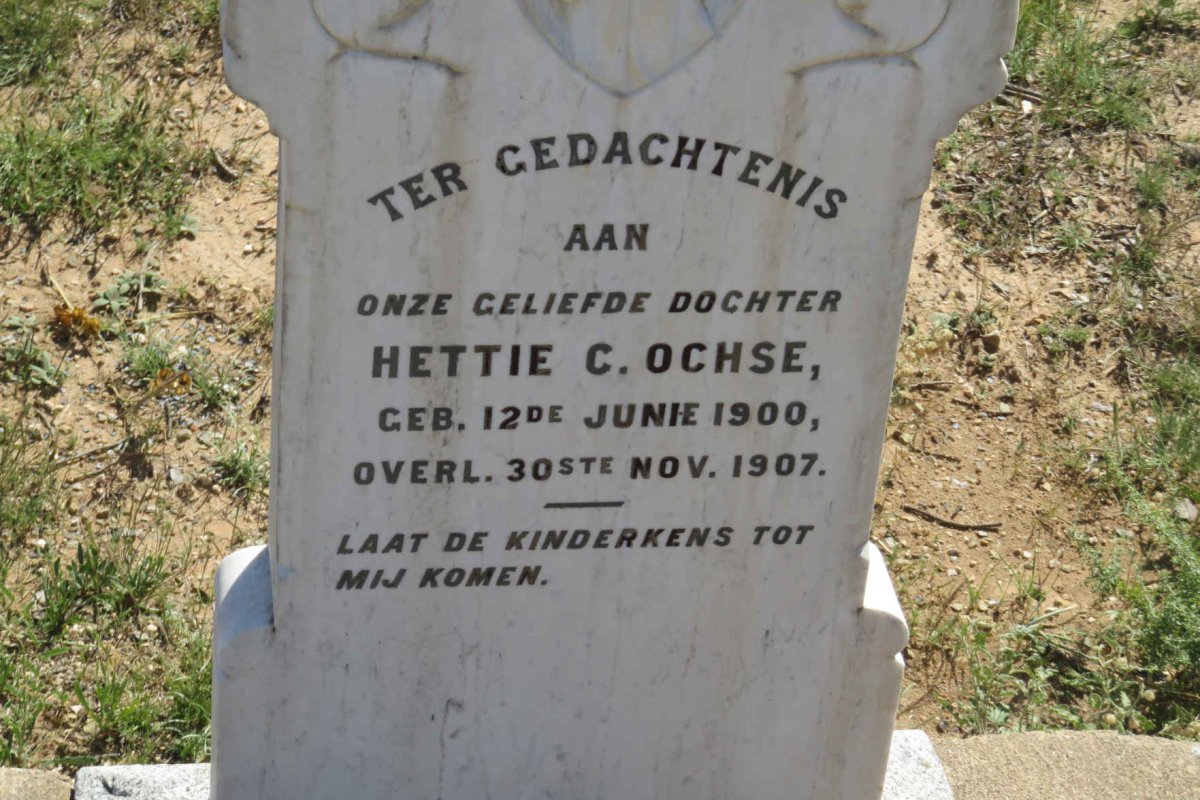 OCHSE Hettie C. 1900-1907