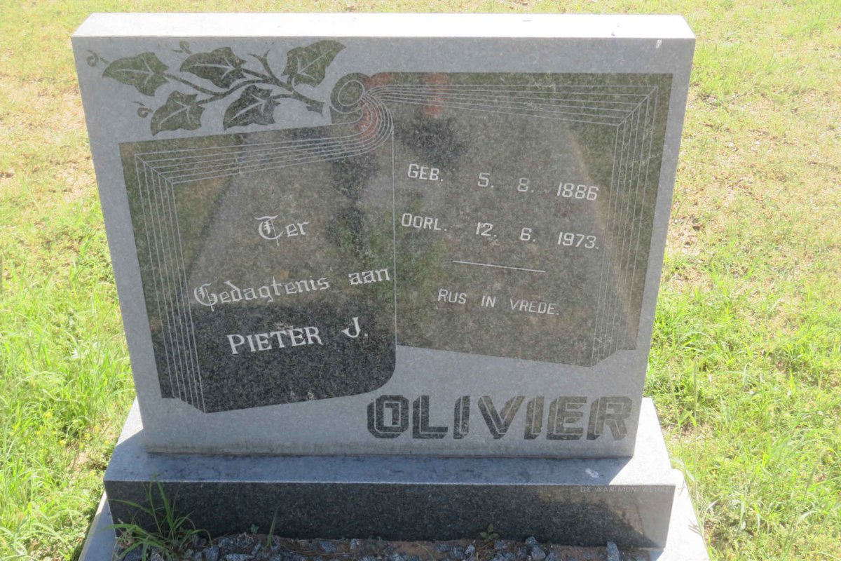 OLIVIER Pieter J. 1886-1973
