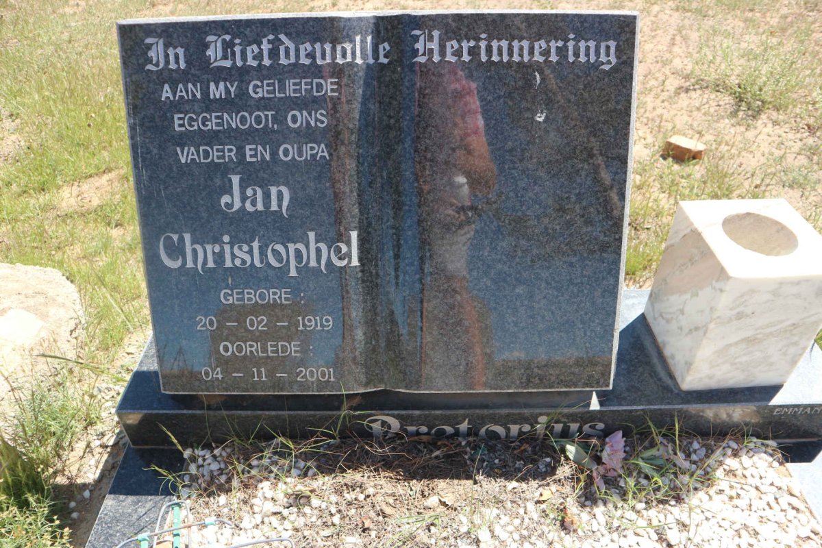 PRETORIUS Jan Christophel 1919-2001