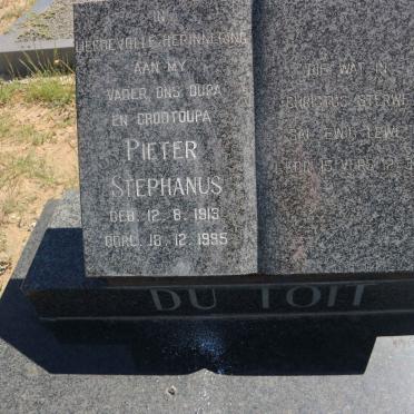 TOIT Pieter Stephanus, du 1913-1995 &amp; Johanna Aletta 1917-1991