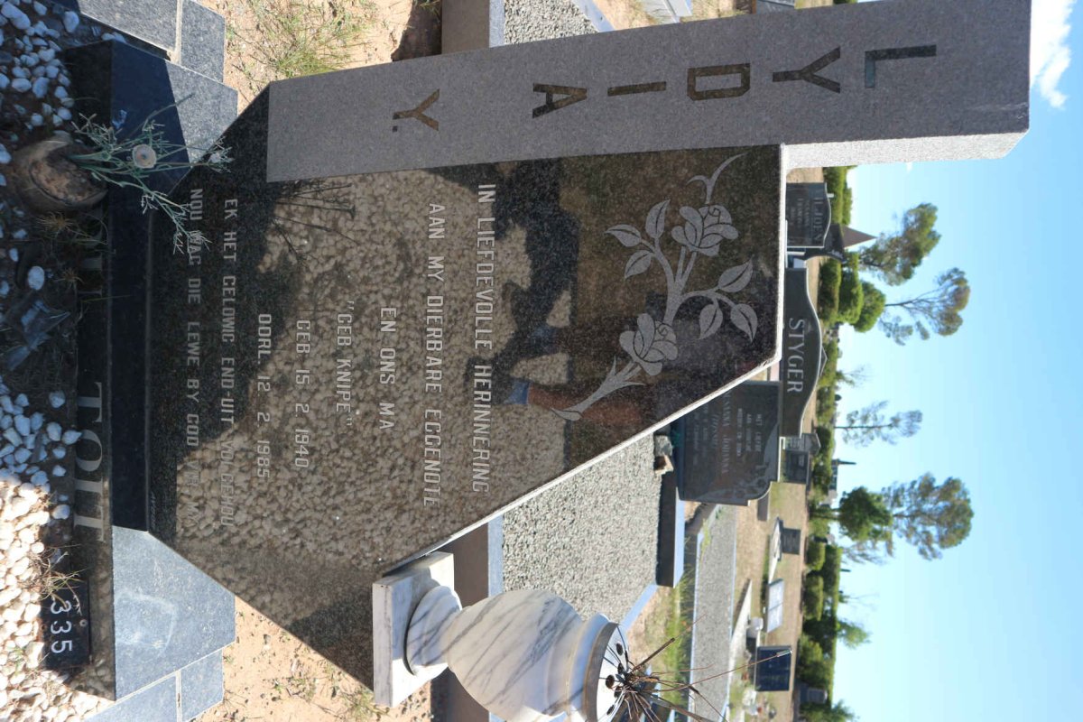TOIT Lydia Y., du nee KNIPE 1948-1985