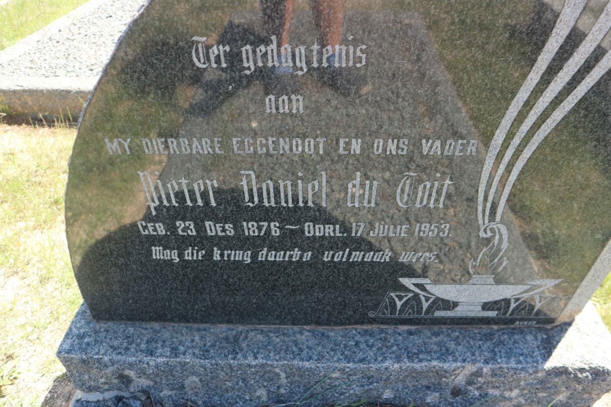 TOIT Pieter Daniel, du 1876-1953
