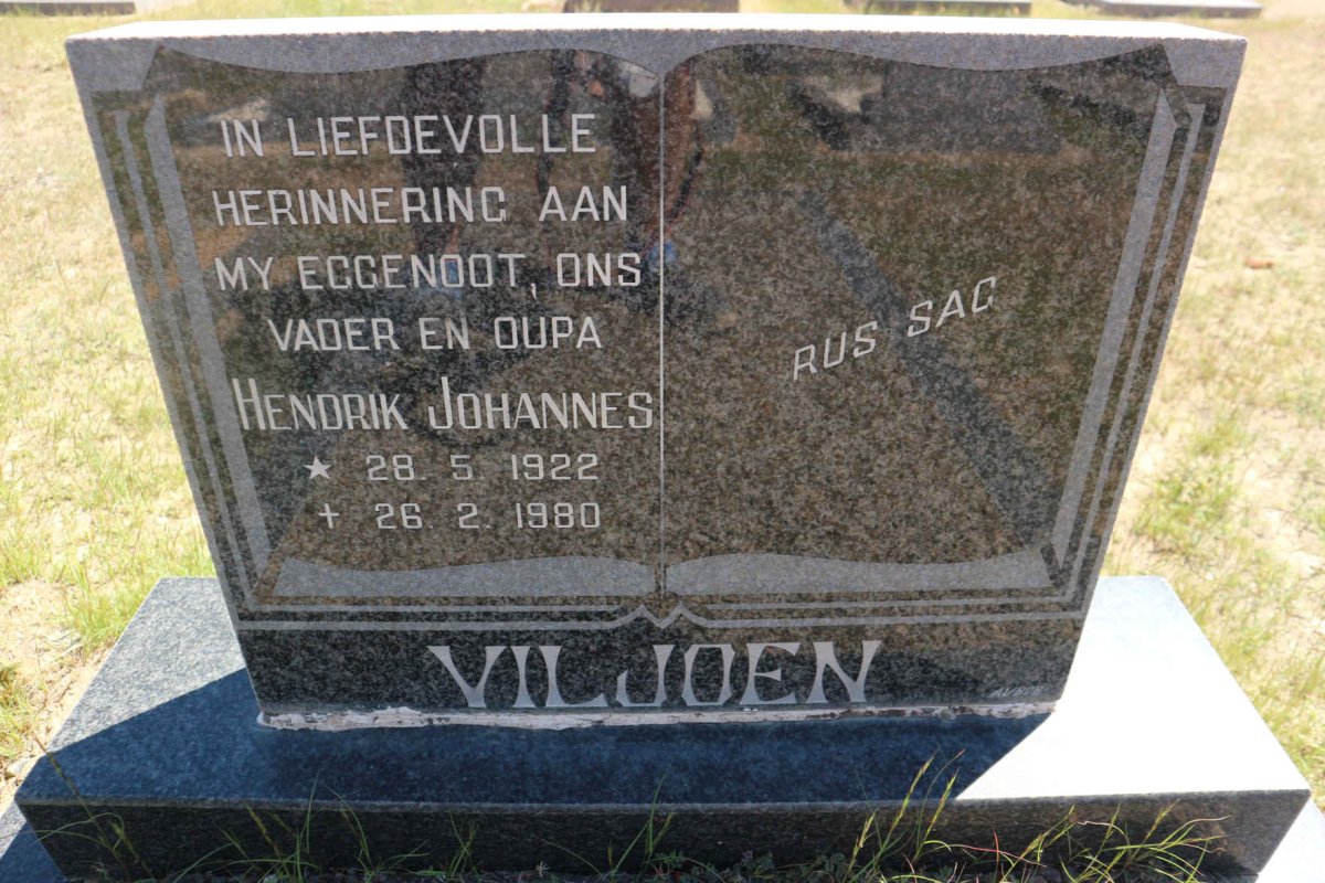 VILJOEN Hendrik Johannes 1922-1980
