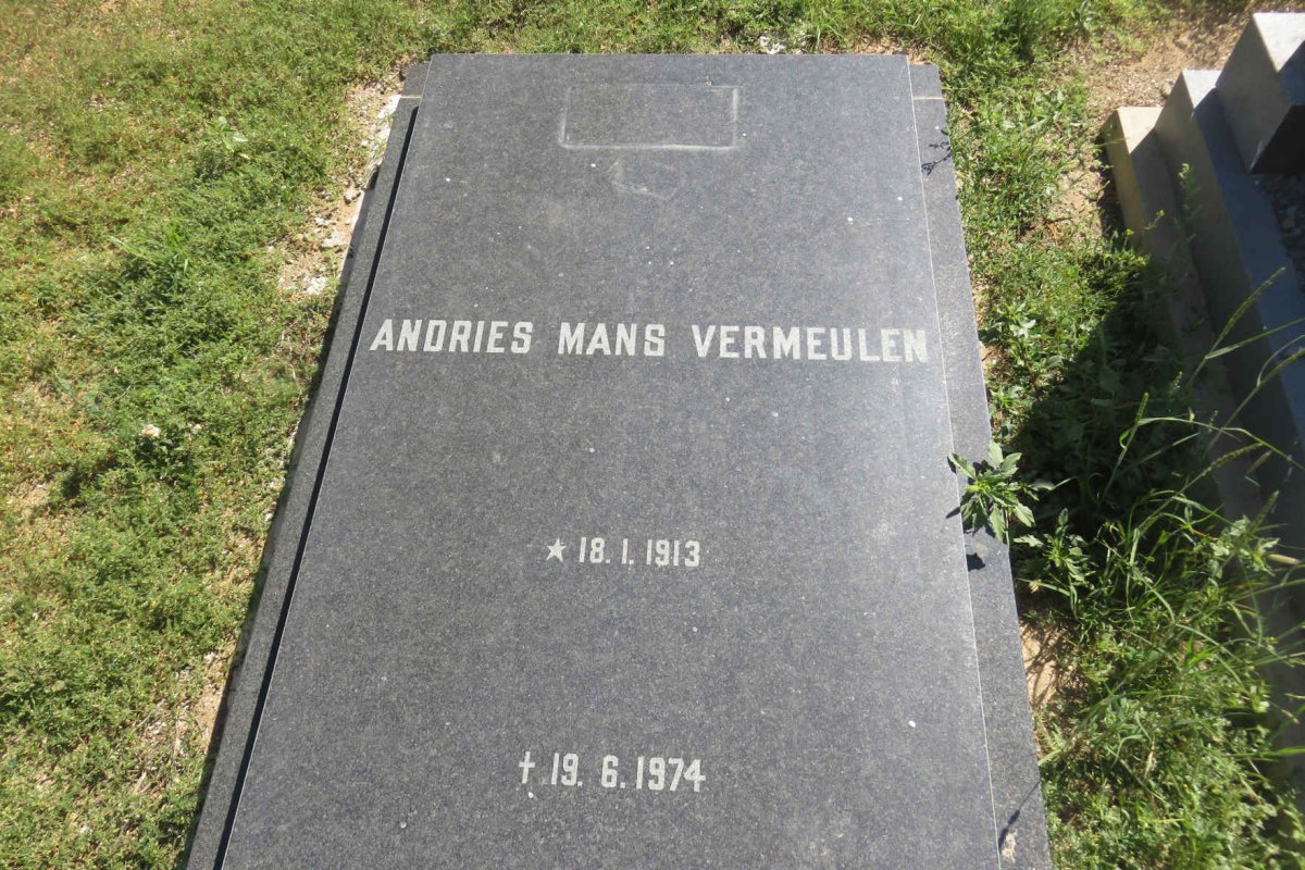 VERMEULEN Andries Mans 1913-1974