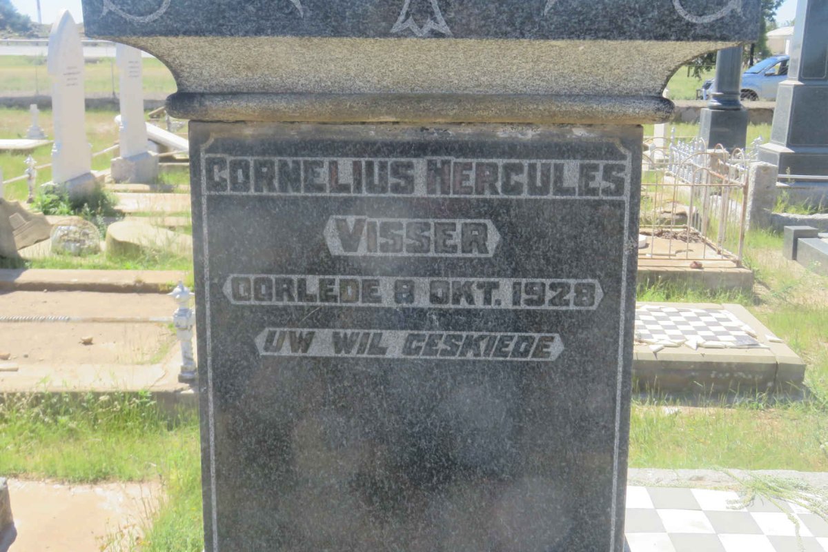 VISSER Charl Johannes -1930 &amp; Hester Aletta LOUW -1928 :: VISSER Cornelius Hercules -1928