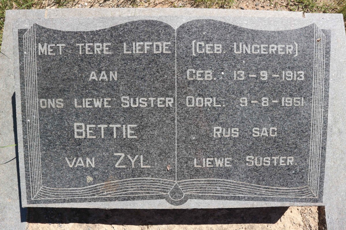 ZYL Bettie, van nee UNGERER 1913-1951