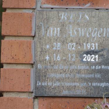 ASWEGEN Bets, van 1931-2021