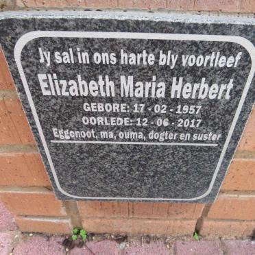 HERBERT Elizabeth Maria 1957-2017