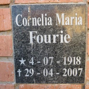 FOURIE Cornelia Maria 1918-2007