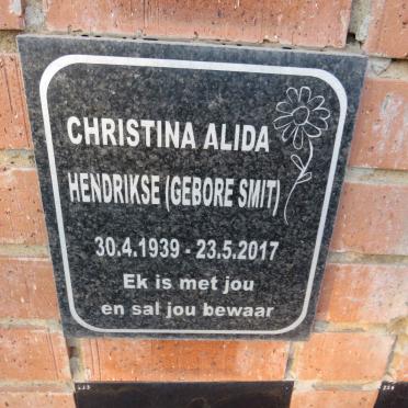 HENDRIKSE Christina Alida nee SMIT 1939-2017