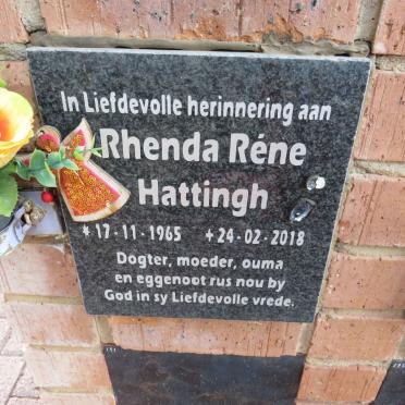 HATTINGH Rhenda Rene 1965-2018