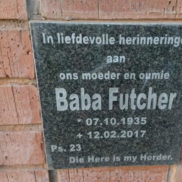 FUTCHER Baba 1935-2017