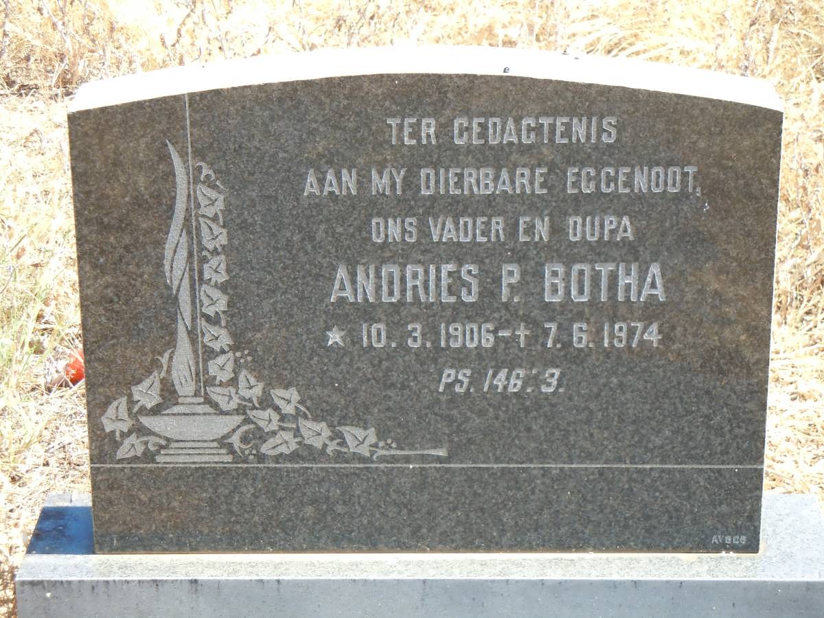 BOTHA Andries P. 1906-1974