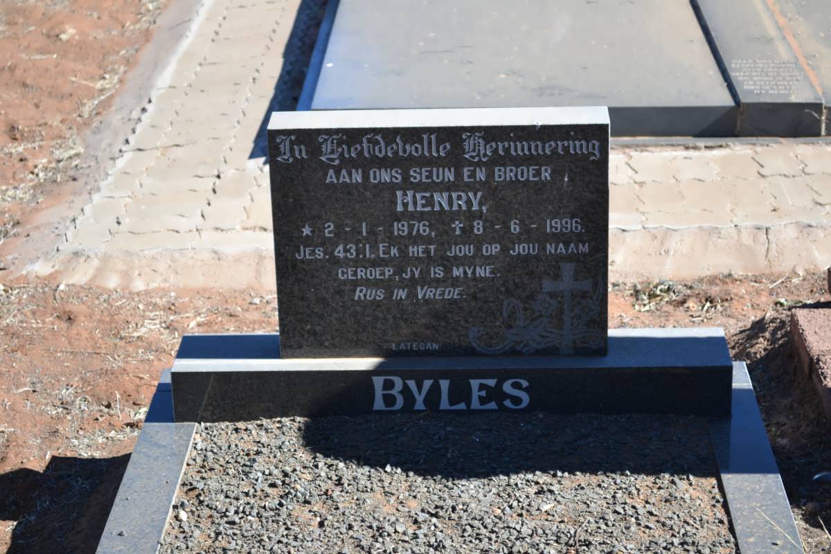 BYLES Henry 1976-1996