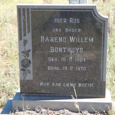 BONTHUYS Barend Willem 1924-1970