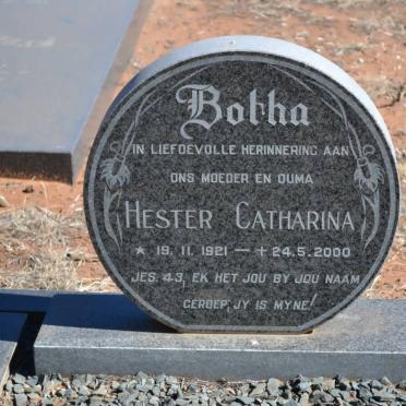 BOTHA Hester Catharina 1921-2000