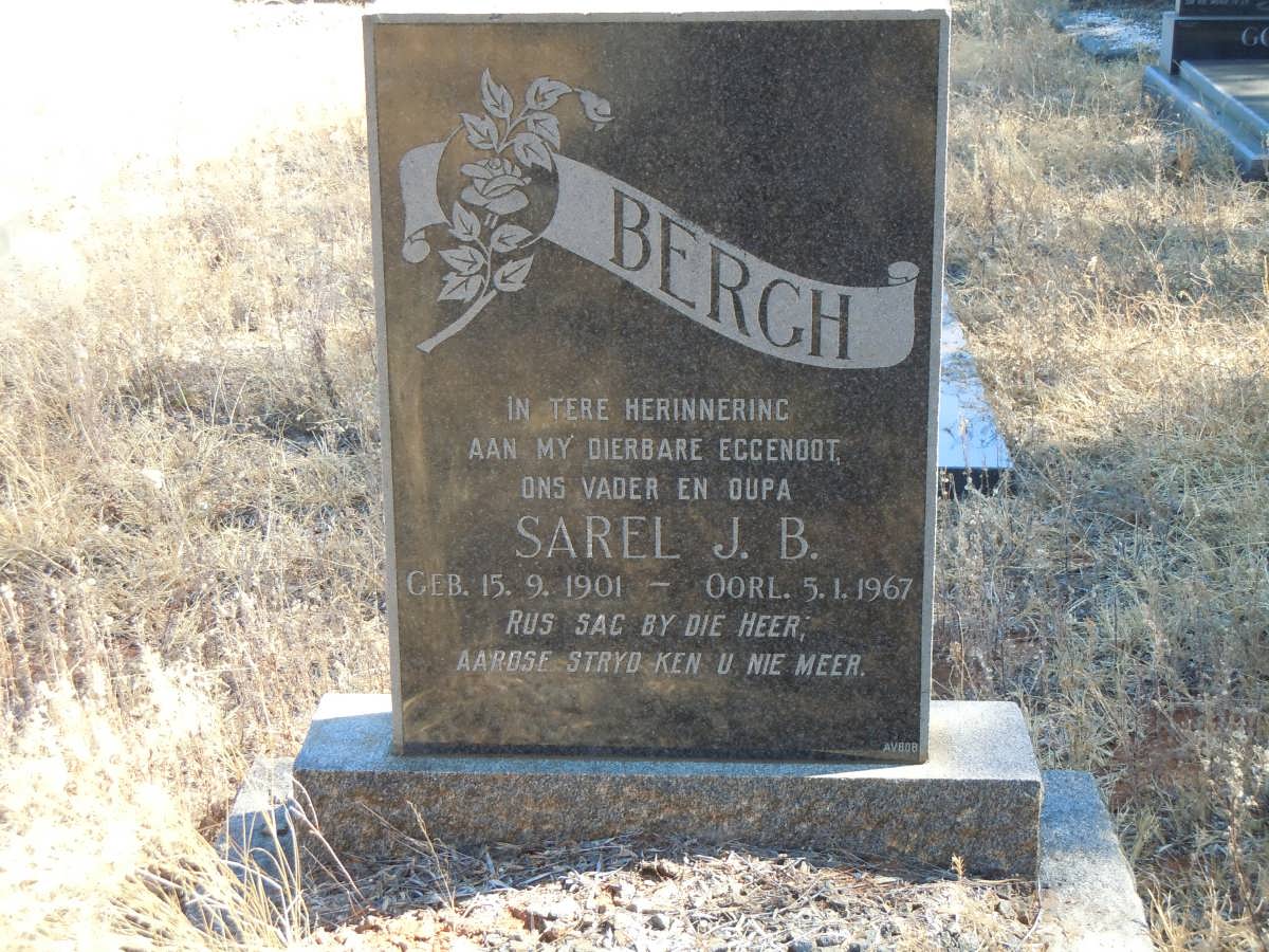 BERGH Sarel J.B. 1901-1967