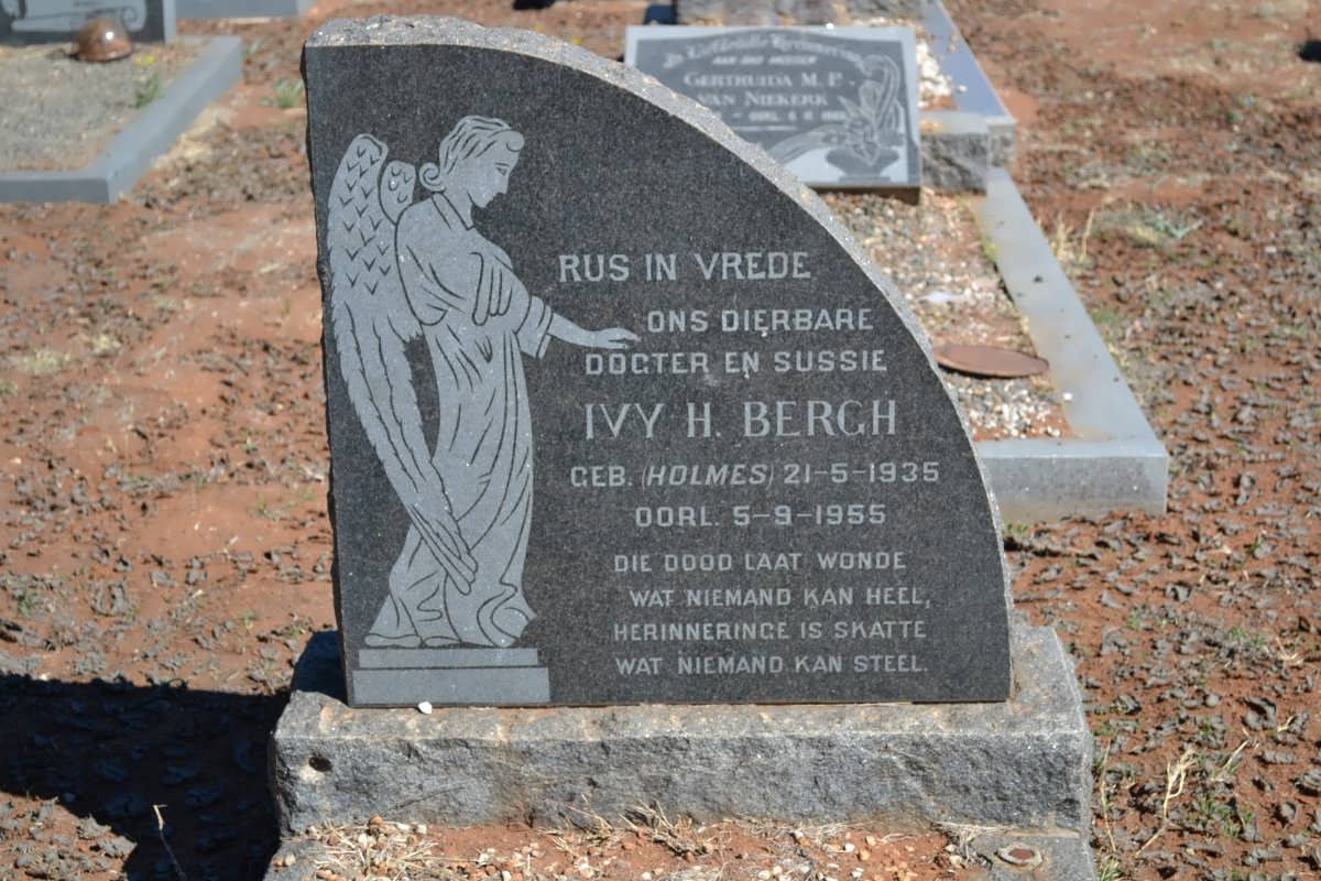 BERGH Ivy H. nee HOLMES 1935-1955