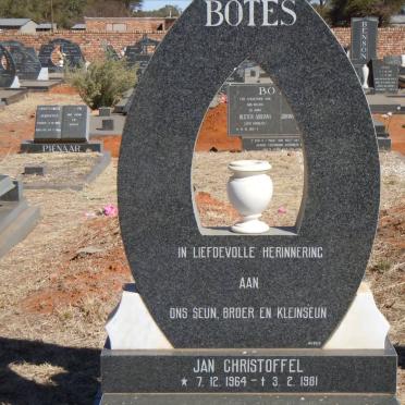 BOTES Jan Christoffel 1964-1981