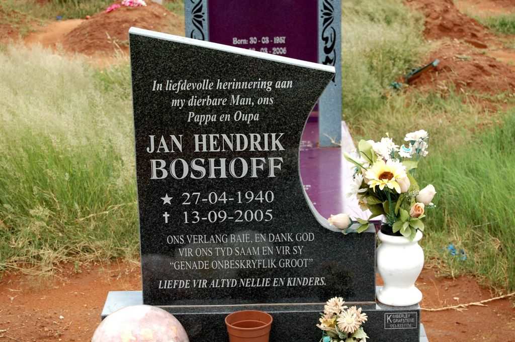 BOSHOFF Jan Hendrik 1940-2005