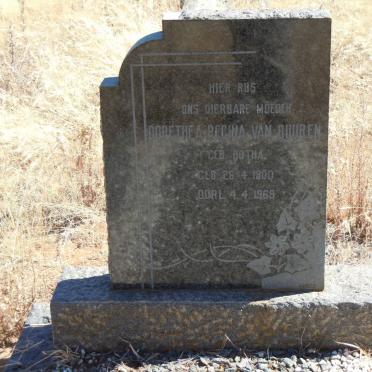 BUUREN Dorethea Regina, van nee BOTHA 1900-1969