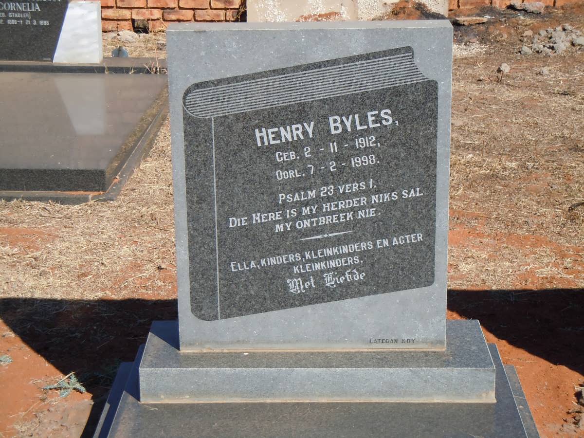 BYLES Henry 1912-1998
