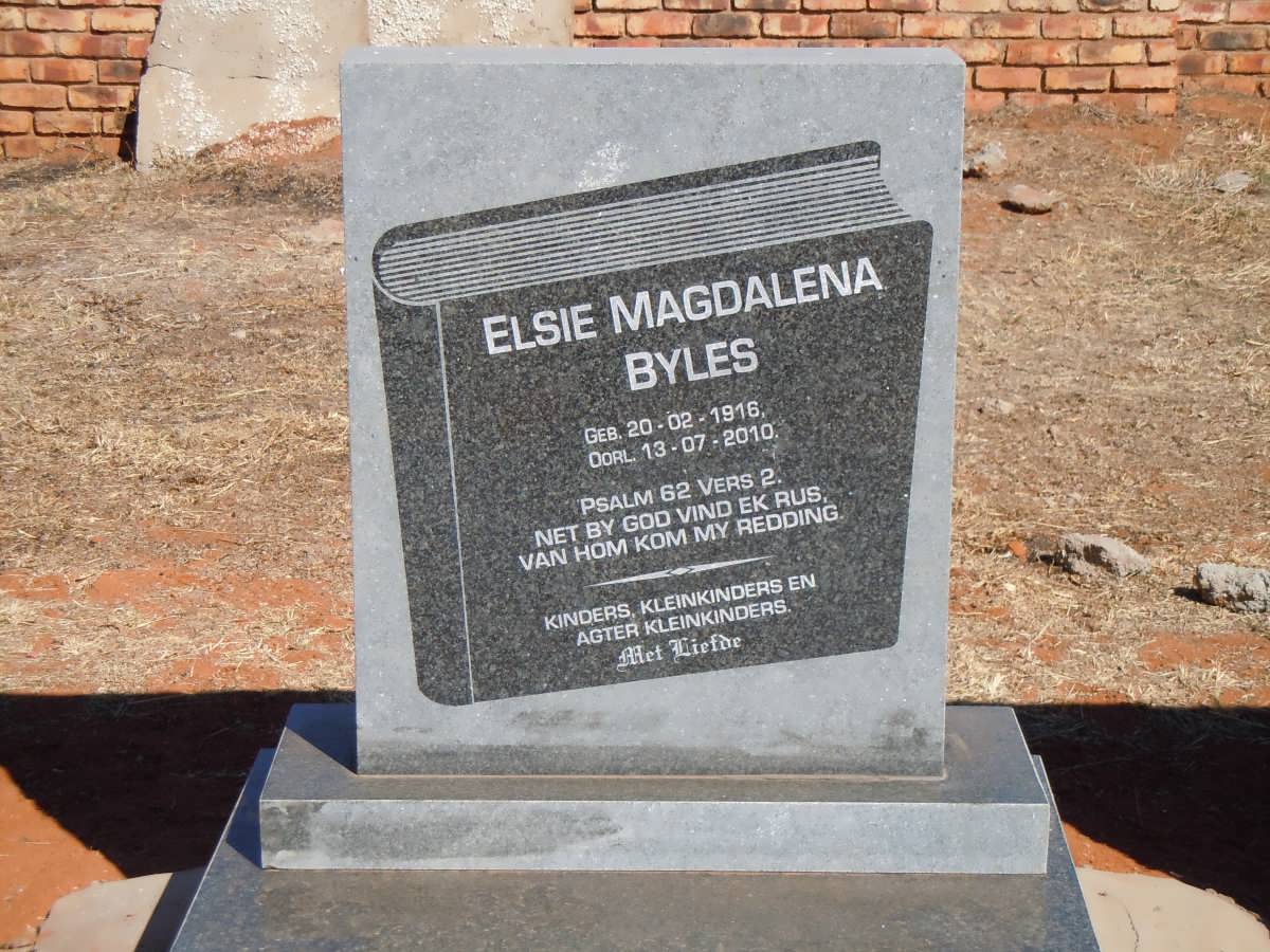BYLES Elsie Magdalena 1916-2010