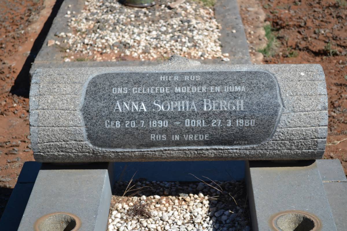 BERGH Anna Sophia 1890-1980