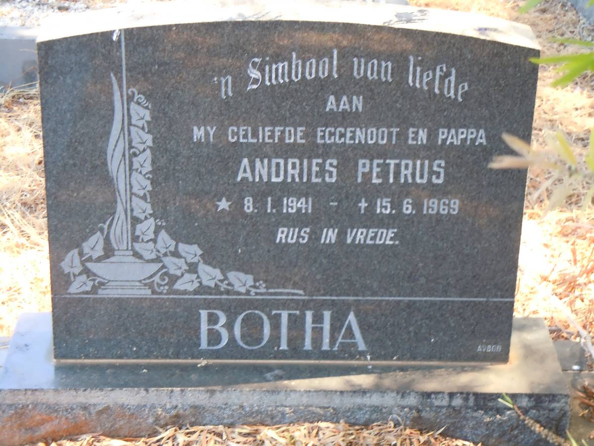 BOTHA Andries Petrus 1941-1969