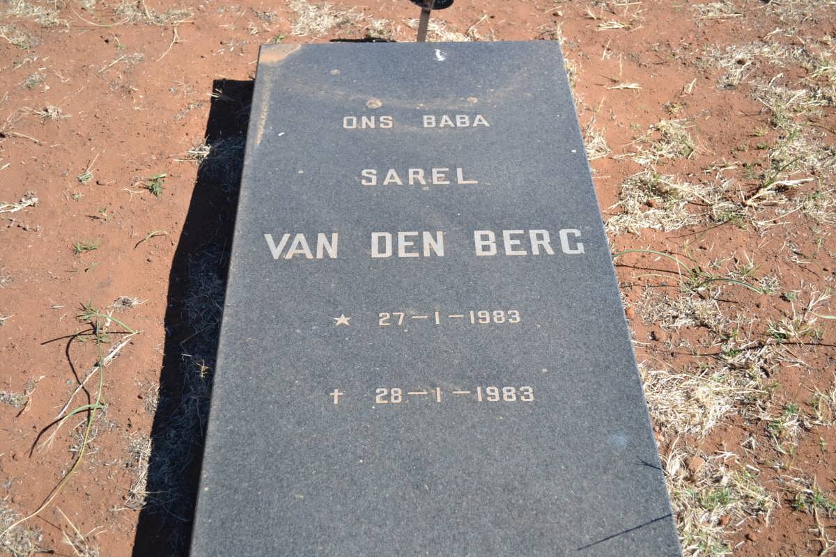 BERG Sarel, van den 1983-1983