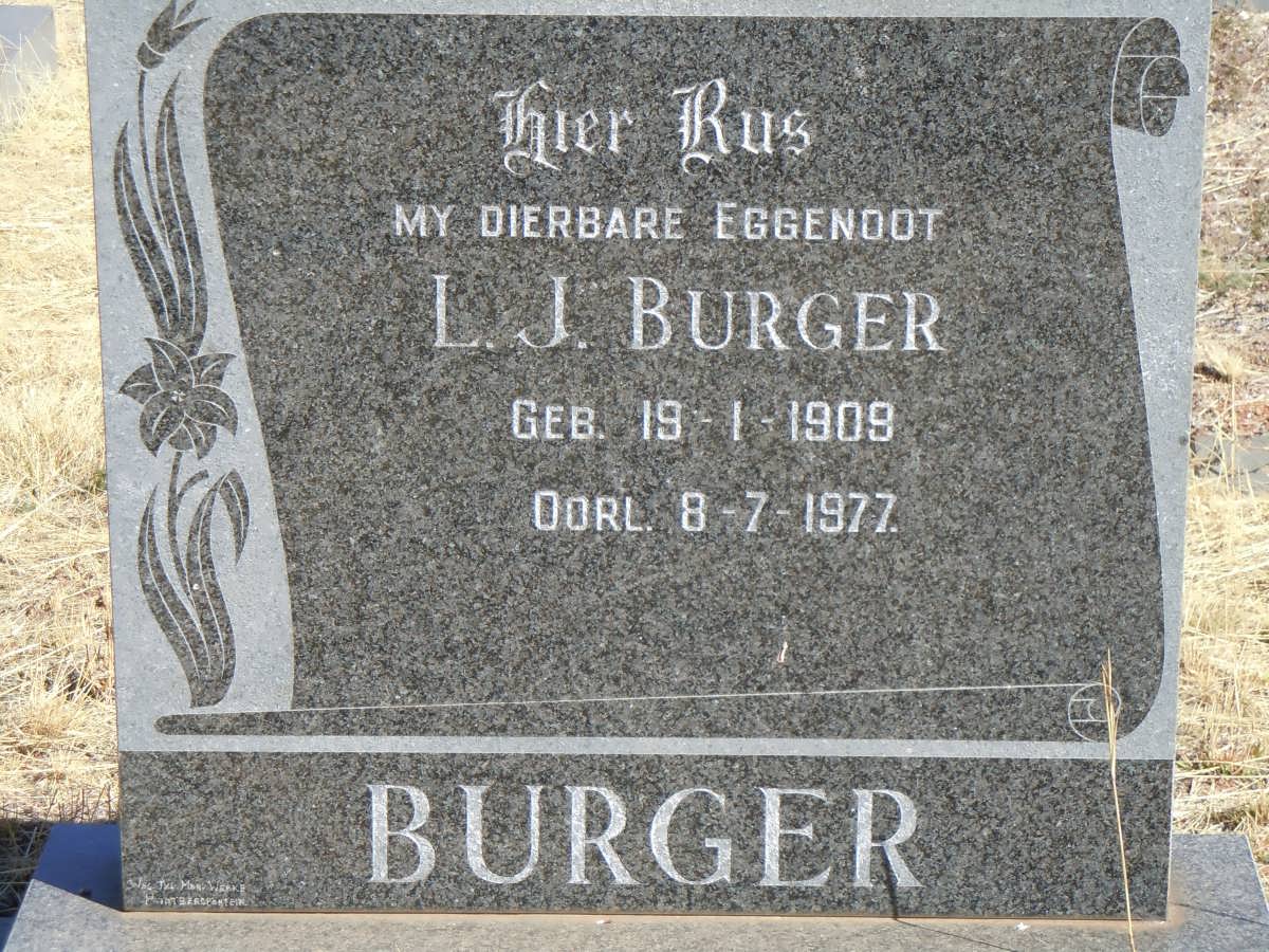 BURGER L.J. 1909-1977