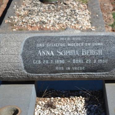 BERGH Anna Sophia 1890-1980
