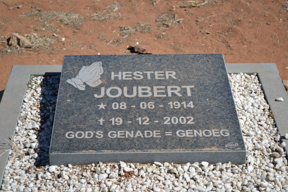JOUBERT Hester 1914-2002