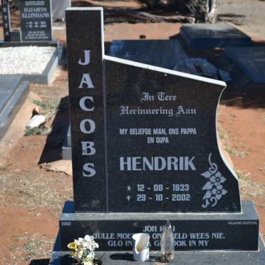 JACOBS Hendrik 1933-2002
