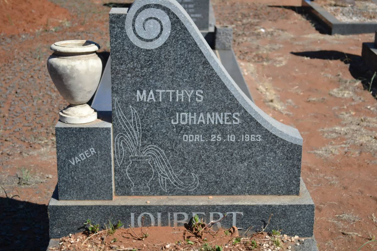 JOUBERT Matthys Johannes -1963