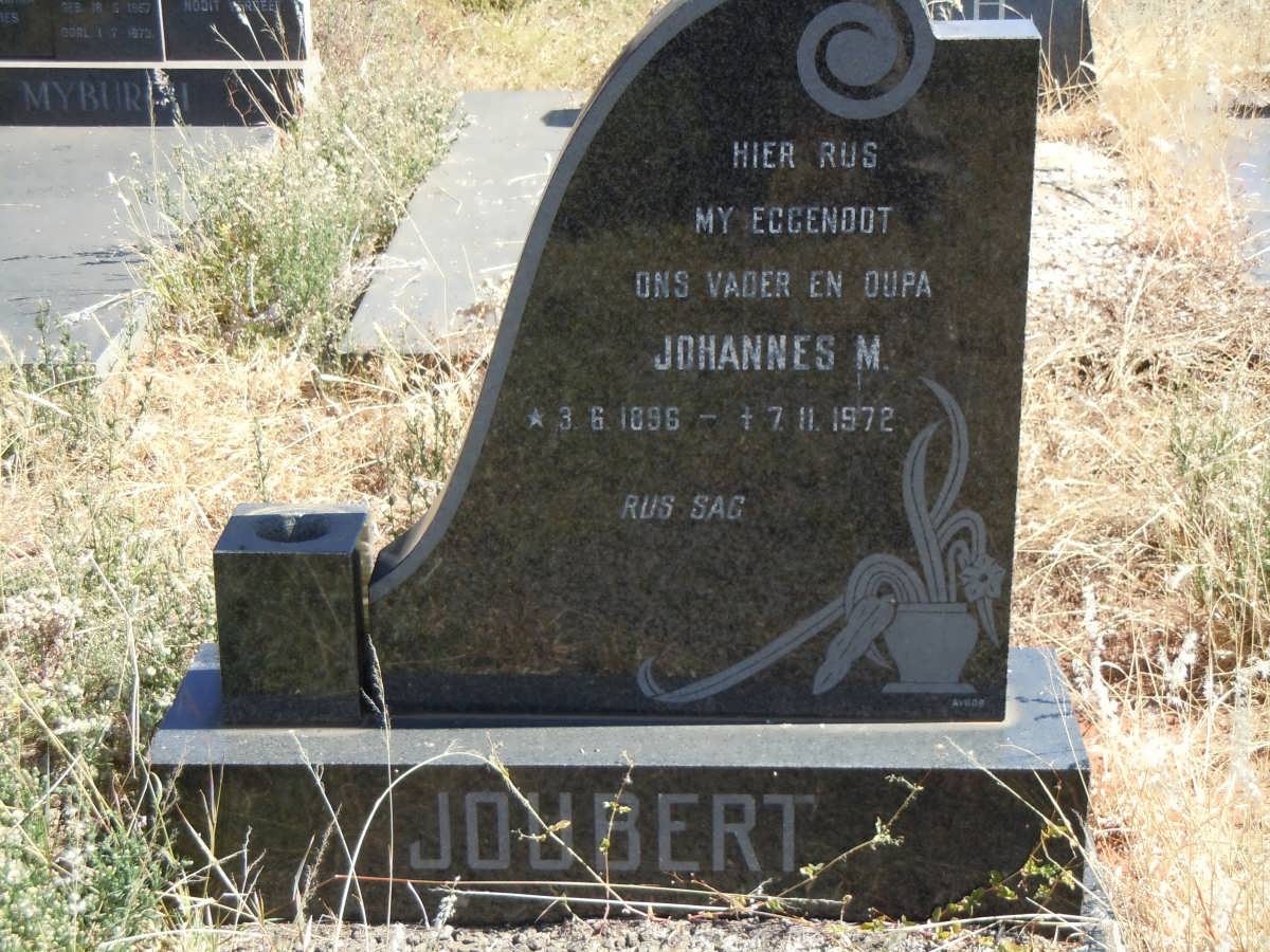 JOUBERT Johannes M. 1896-1972