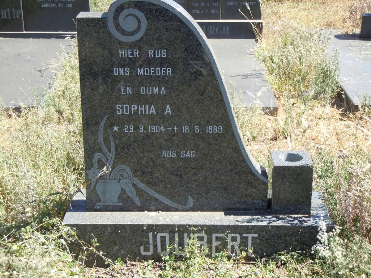 JOUBERT Sophia A. 1904-1989