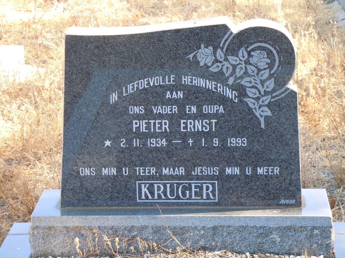 KRUGER Pieter Ernst 1934-1993