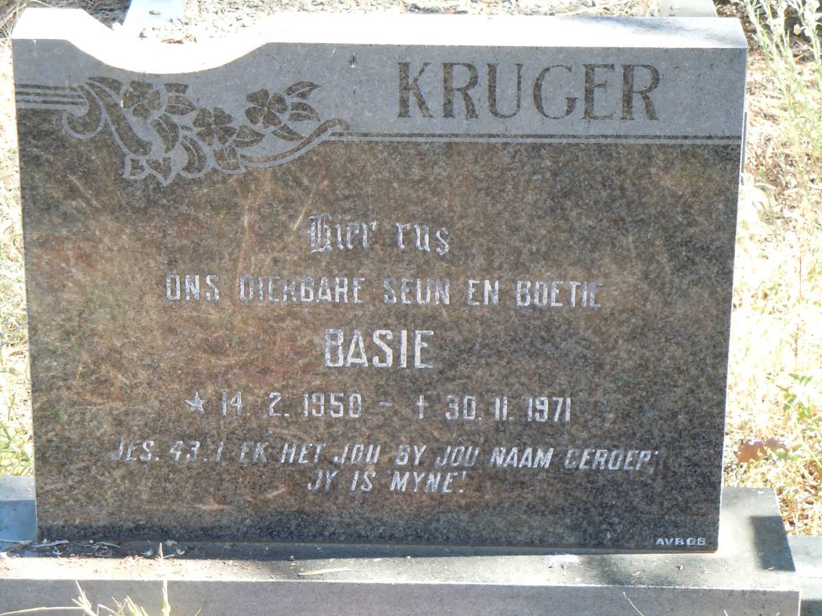 KRUGER Basie 1950-1971