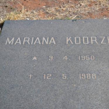 KOORZEN Mariana 1950-1988