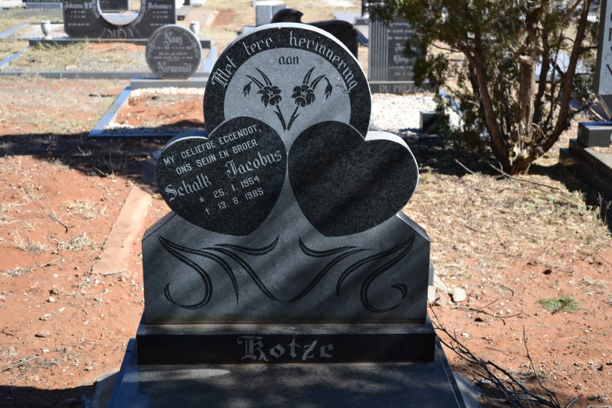 KOTZE Schalk Jacobus 1954-1985