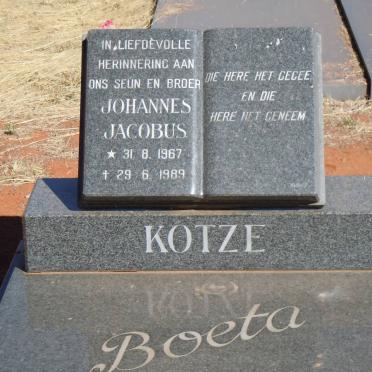 KOTZE Johannes Jacobus 1967-1989
