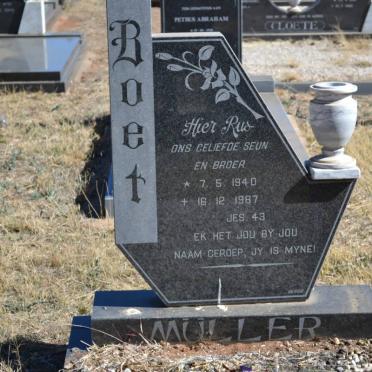MULLER Boet 1940-1987